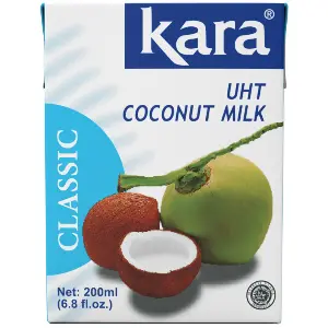 Кокосовое молоко 17% classic Kara 200мл тетрапак, 25шт/кор, Индонезия