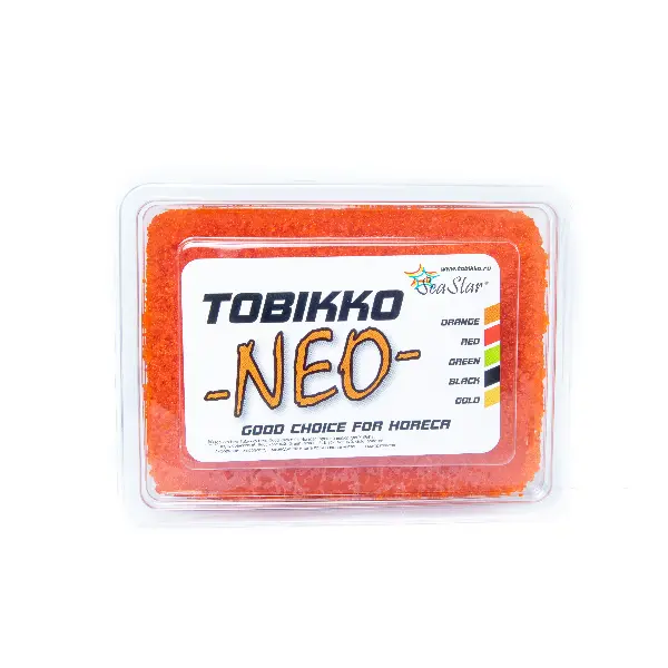 Икра Тобико Нео оранжевая СиаСтар 500гр, 20шт/кор 