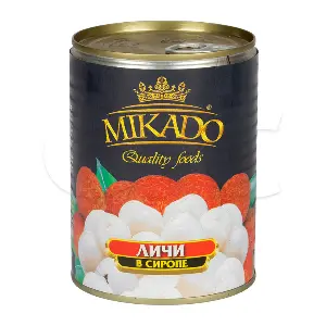 Личи консервированные в сиропе MIKADO 580мл, 12шт/кор