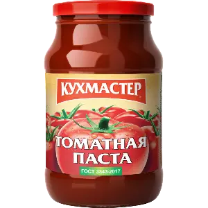 Томатная паста ГОСТ КУХМАСТЕР 1кг, 6шт/кор  