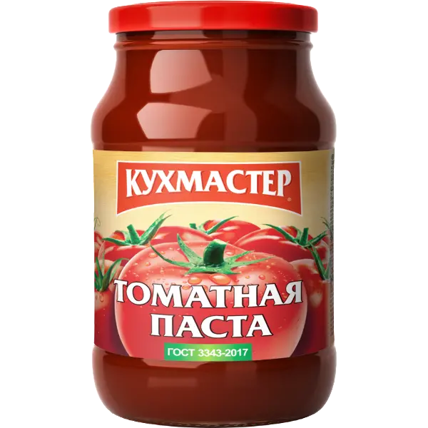 Томатная паста ГОСТ КУХМАСТЕР 1кг, 6шт/кор  